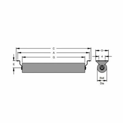 Conveyor Straight Idlers