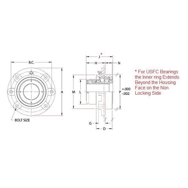 Sealmaster&reg; 739031 MORUSFCE5000AE-303C