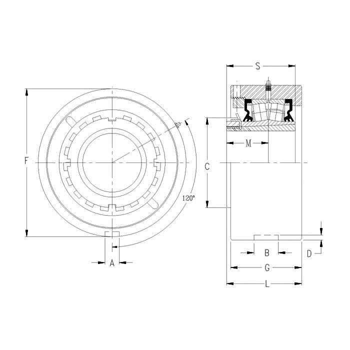 Timken&reg; TAMC15K207ST QMBTAMC15K207ST